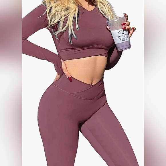 Danysu Crossover Naked Feeling Workout Gym long-sleeved top XS - Picture 3 of 7